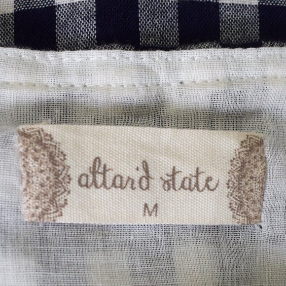 Altar'd State Elias Gingham Plaid Dress w/ Pockets - Picture 4 of 15